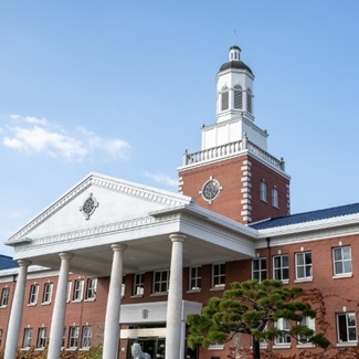 Outside view of dental school building